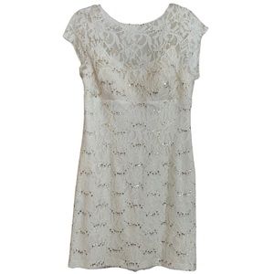 Ivory Lace Dress Size 10